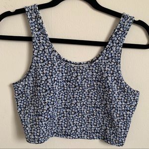 Forever 21 Floral Crop Top